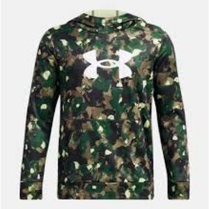 Under Armour Green camouflage sweatshirt hoodie‎ new with tags youth large, XL
